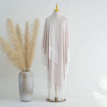 Load image into Gallery viewer, Beige Tassle Kaftan
