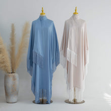 Load image into Gallery viewer, Beige Tassle Kaftan

