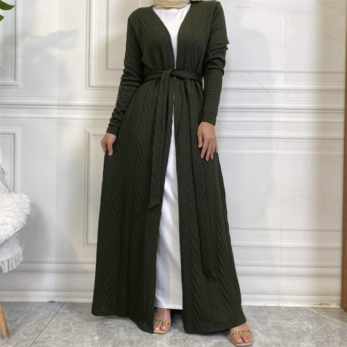 Olive Cardigan Abaya
