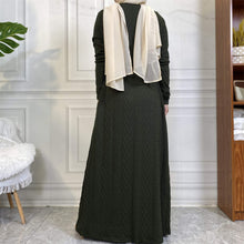 Load image into Gallery viewer, Olive Cardigan Abaya
