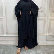 Load image into Gallery viewer, Black Meca Abaya
