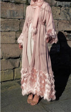 Load image into Gallery viewer, Pink Tassle Abaya
