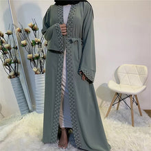 Load image into Gallery viewer, Sage Pearl Abaya
