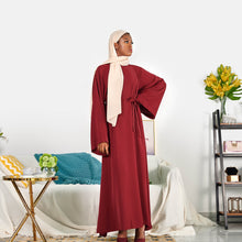 Load image into Gallery viewer, Classic Maroon Abaya
