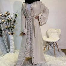 Load image into Gallery viewer, Beige Pearl Abaya
