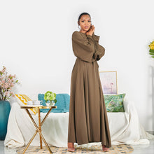 Load image into Gallery viewer, Classic Olive Abaya
