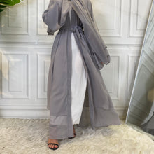 Load image into Gallery viewer, Grey Calla Abaya
