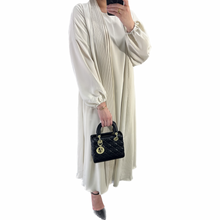 Load image into Gallery viewer, Beige Crepe Abaya
