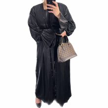 Load image into Gallery viewer, Black Jewel Abaya
