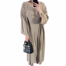 Load image into Gallery viewer, Beige Mina Abaya
