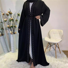 Load image into Gallery viewer, Black Pearl Abaya
