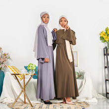 Load image into Gallery viewer, Classic Olive Abaya

